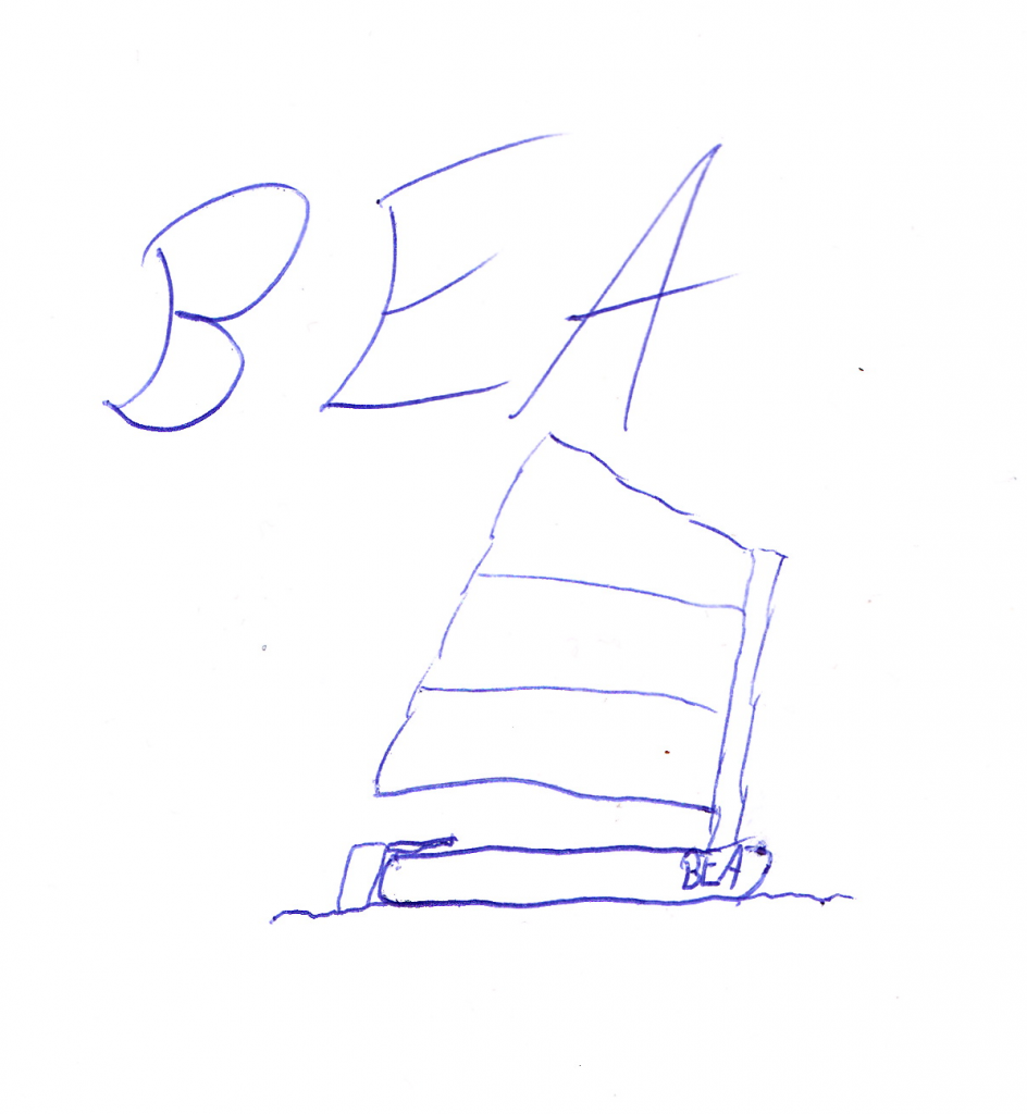 BEA Zeichnung Logbuch Scan